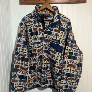 RARE Patagonia Multicolor Fleece Jacket